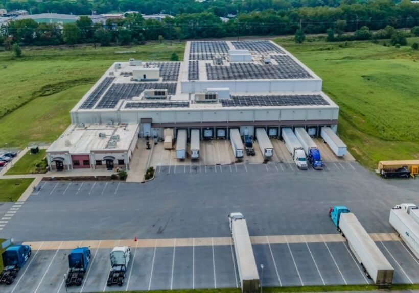 Aerial View of Lebanon PA Scout Cold Logistics Temperature Controlled Warehouse